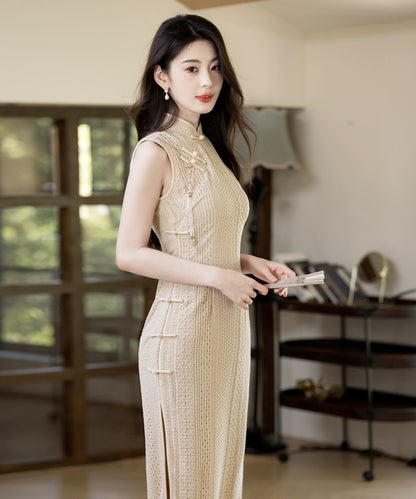 Vanilla Grace Knit Cheongsam
