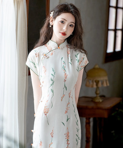 Teng Ruo's Garden Mist Cheongsam