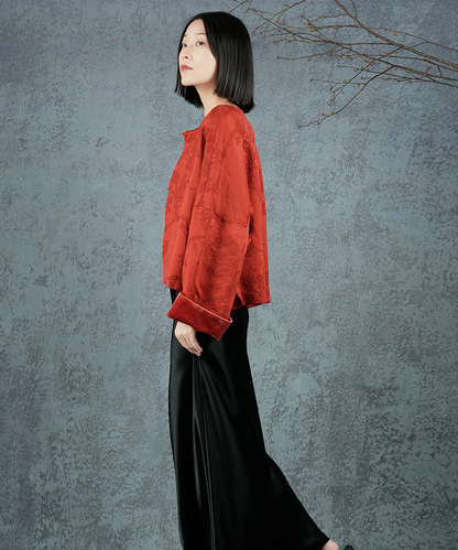 The Prosperity Red Cheongsam Jacket