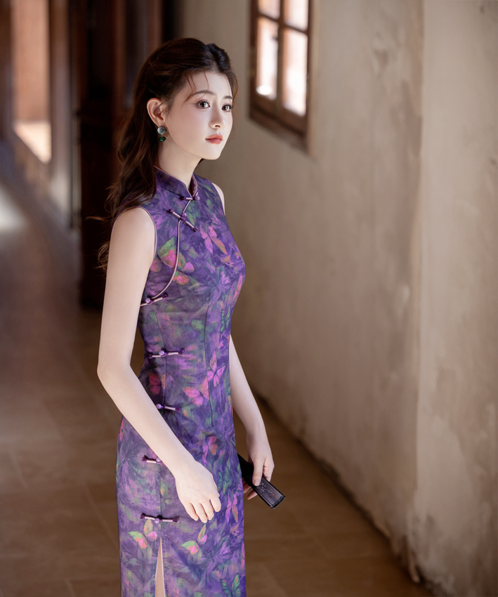 Lavender Dream Qipao Cheongsam