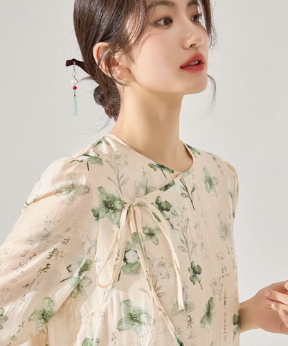 Rowena Oriental Styled Dress