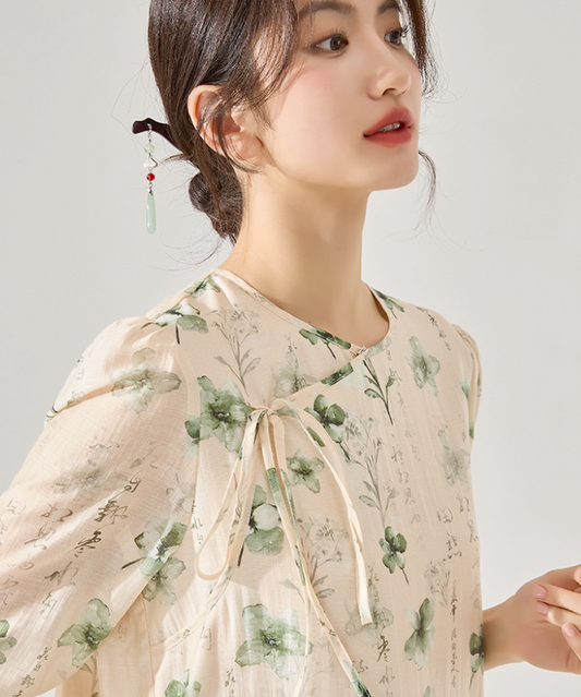 Rowena Oriental Styled Dress