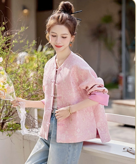 Peony Brocade Cheongsam Jacket