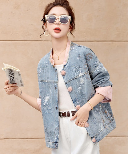 Liora Cheongsam Denim Jacket