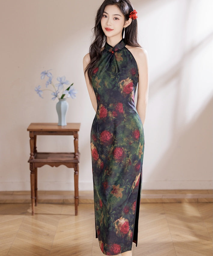 Verdant Rose Cheongsam