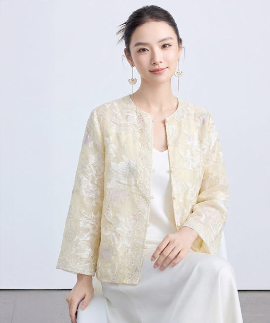 Soft Bloom Cheongsam Jacket