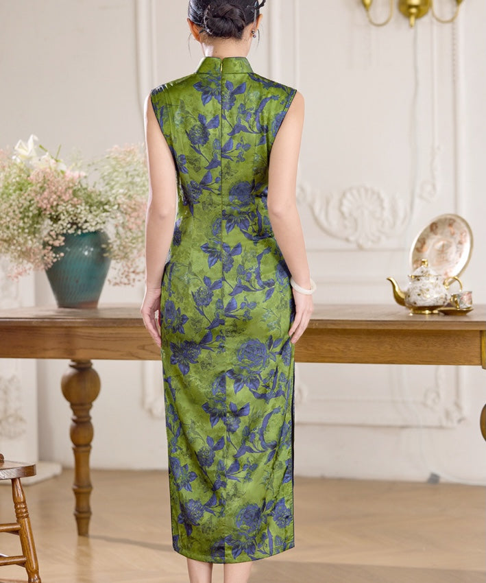 Ru'An Sleeveless Maxi Cheongsam