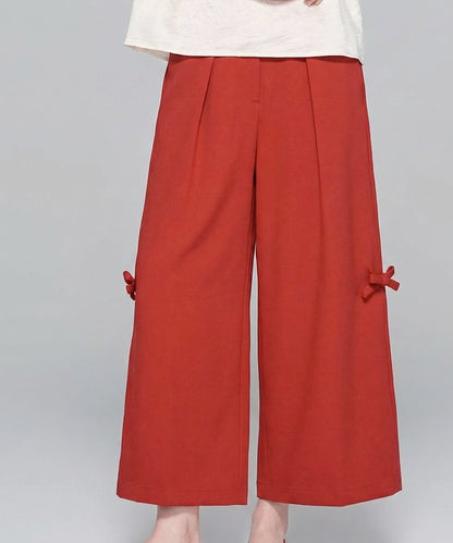 Scarlet Bow Culottes