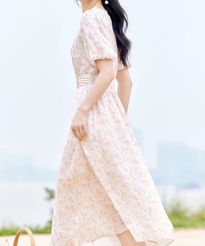 Sandie Oriental Inspired Pink Dress