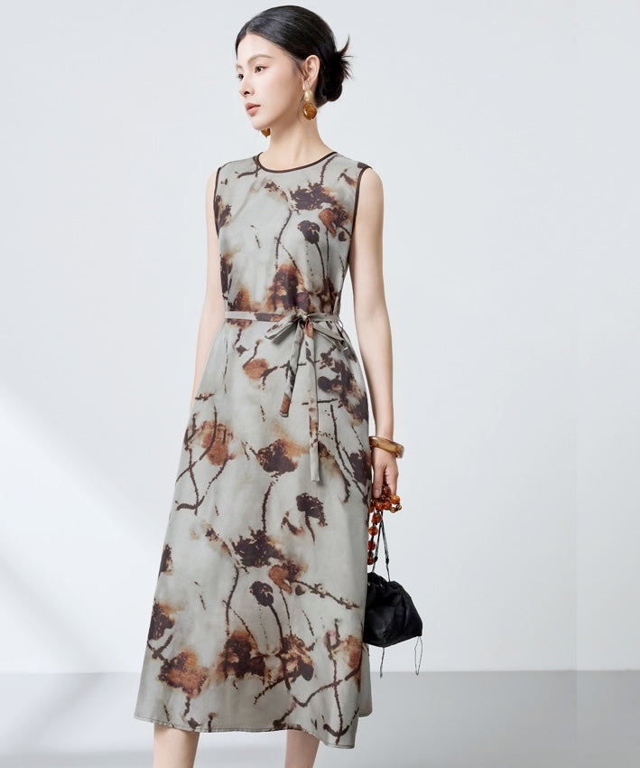 Willow Ink Silk Dress