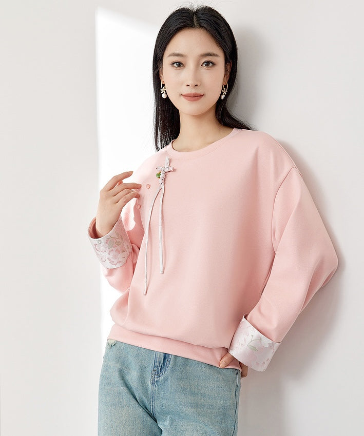 Sakura Pink Oriental Jumper