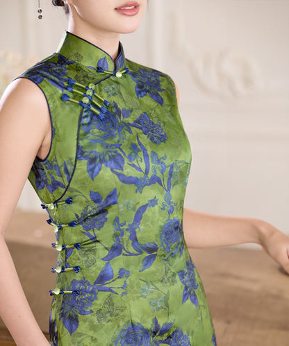 Ru'An Sleeveless Maxi Cheongsam
