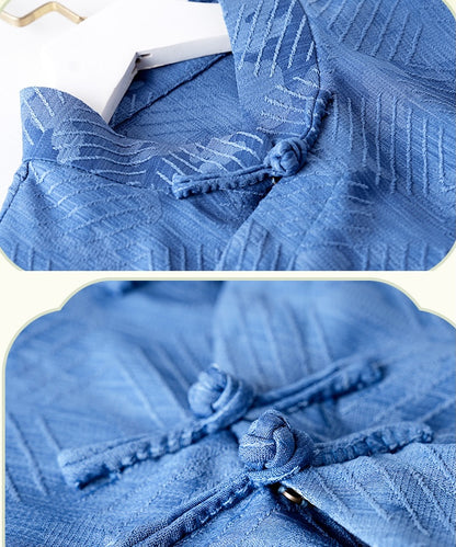 Polly Anne Blue Cheongsam