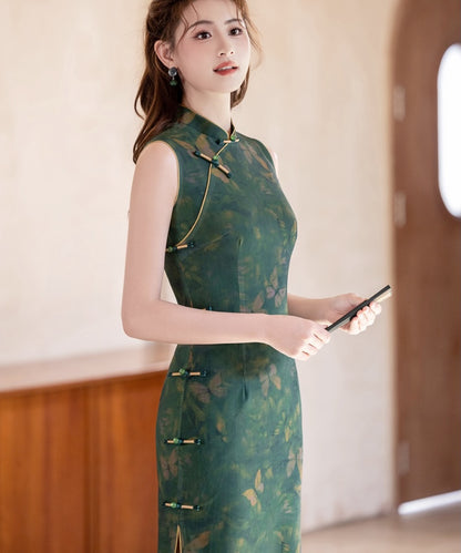 Green Butterfly Cheongsam