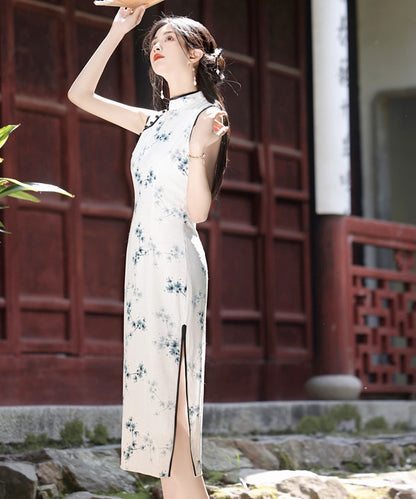 Feng Ning Sleeveless Maxi Cheongsam