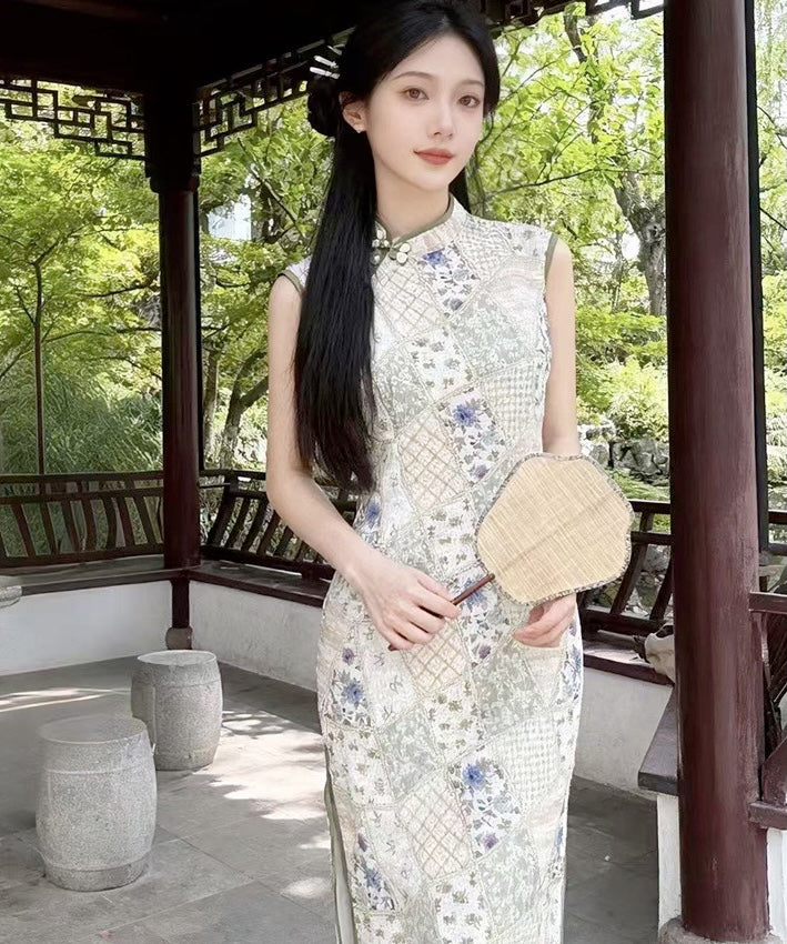 Porcelain Garden Cheongsam
