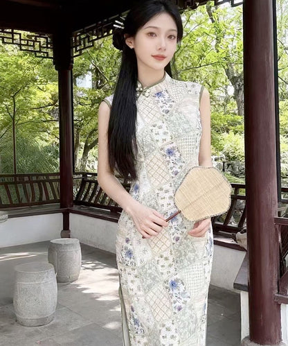 Porcelain Garden Cheongsam
