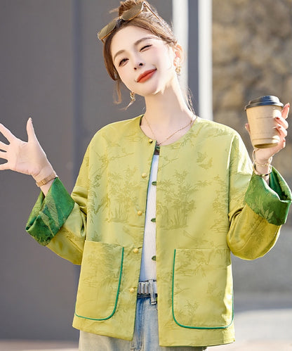 Verdant Charm Cheongsam Jacket