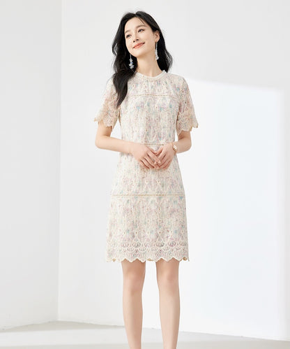 Celeste Floral Lace Dress