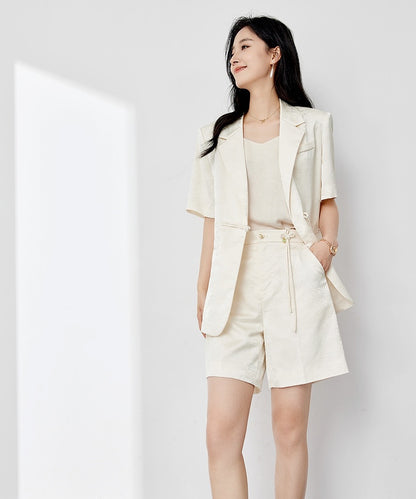 Silk Road Oriental Blazer + Shorts Set