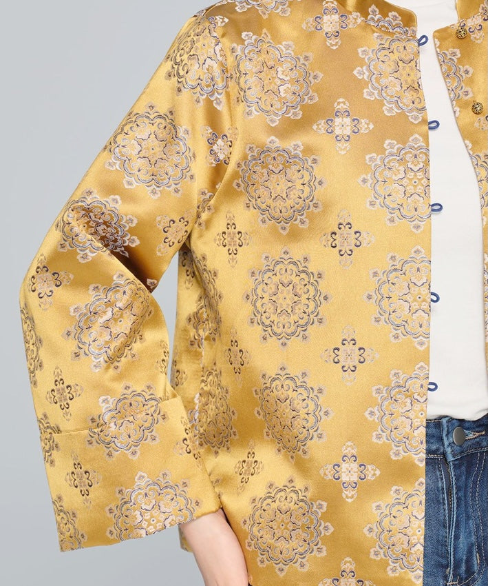 The Royal Brocade Cheongsam Coat-Jacket