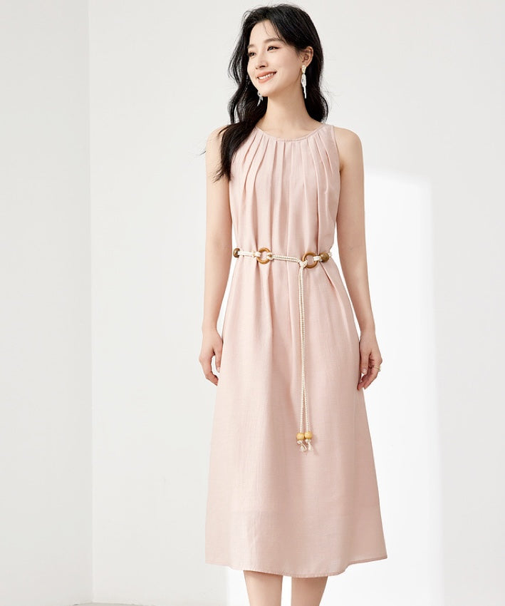 Rosalie Pleated Midi Dress