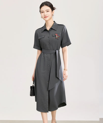 Ember Horse Shirt Dress
