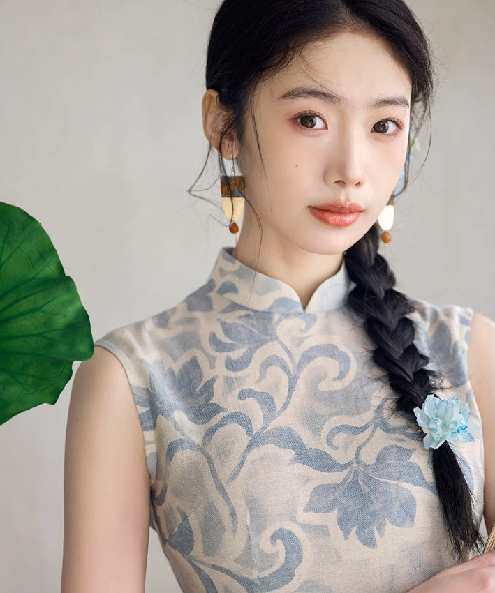 Qinghua Veil Cheongsam