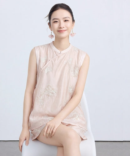 Elise Blush Cheongsam Top Bottom Set