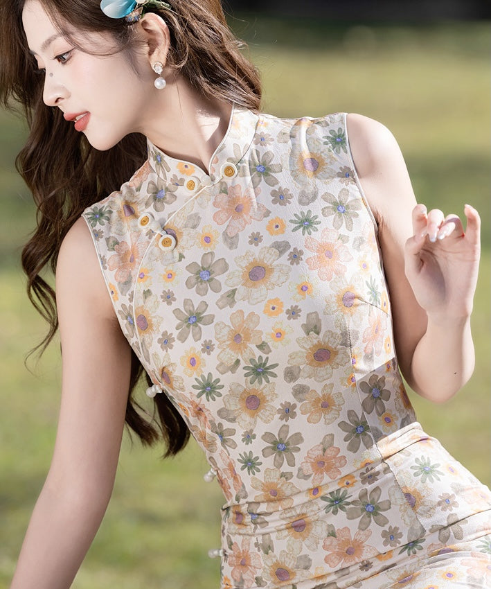 Yifei's Floral Cheongsam