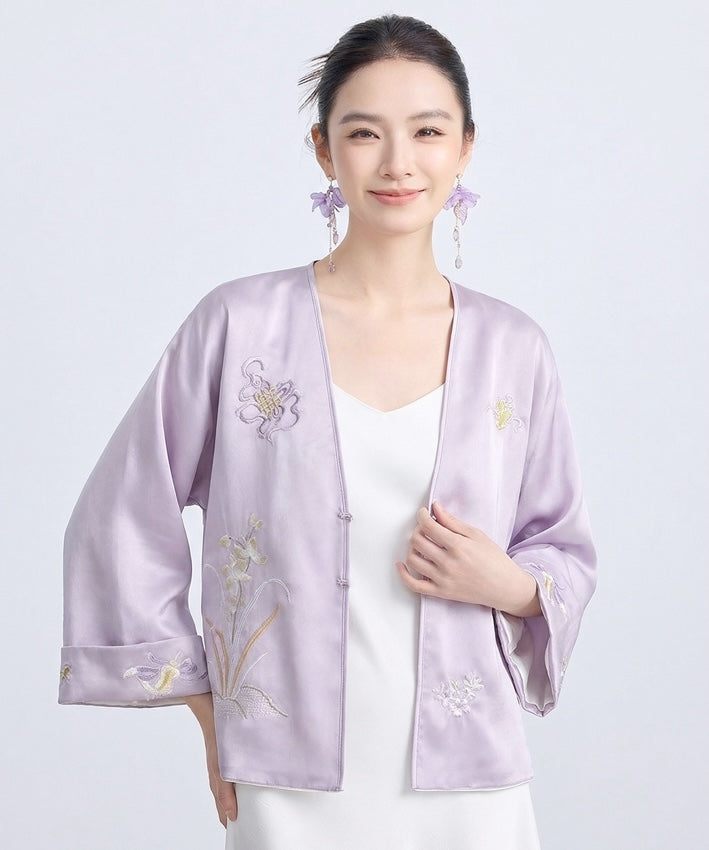 Moon Iris Reversible Cheongsam Jacket