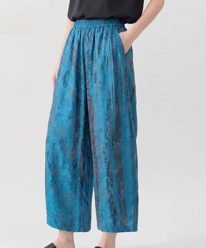 Jade Whisper Wide-Leg Pants
