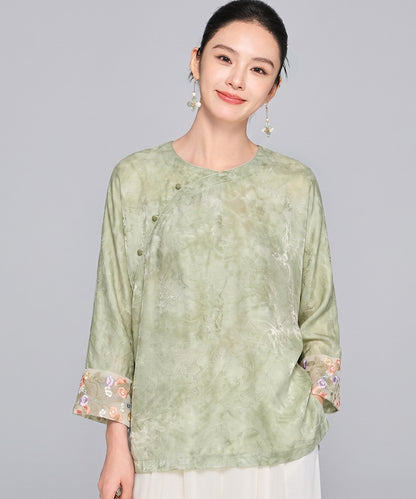 Racie Besticktes Cheongsam Oberteil