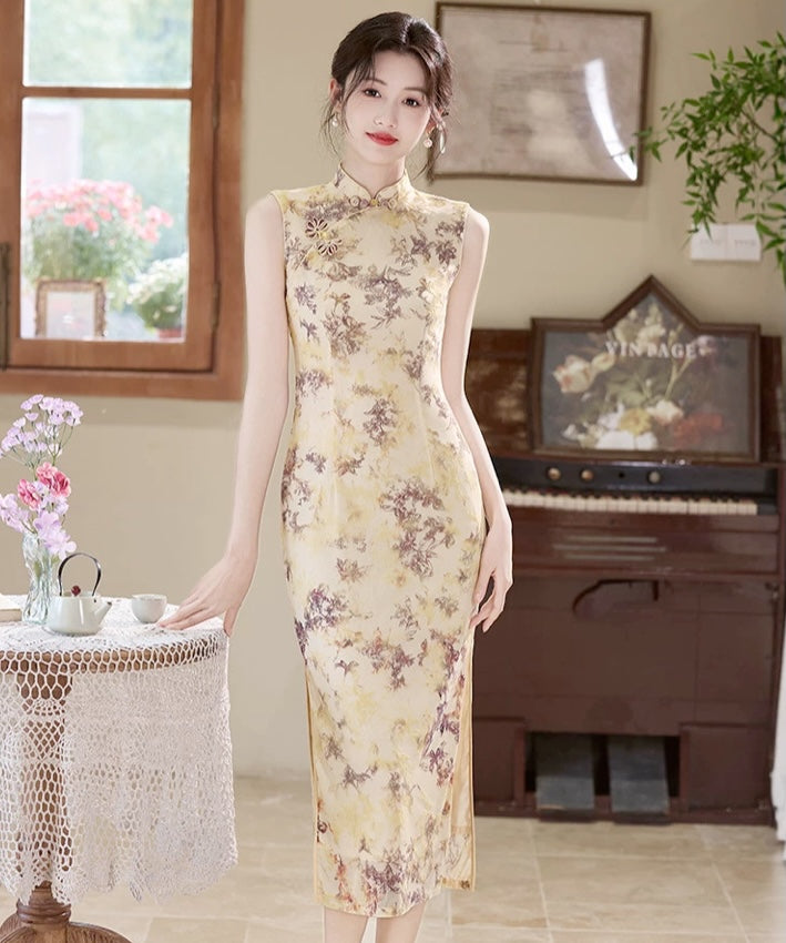 Aureline Mist Cheongsam