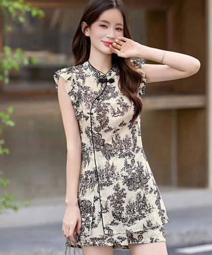 Vivienne Cheongsam Top and Shorts Set