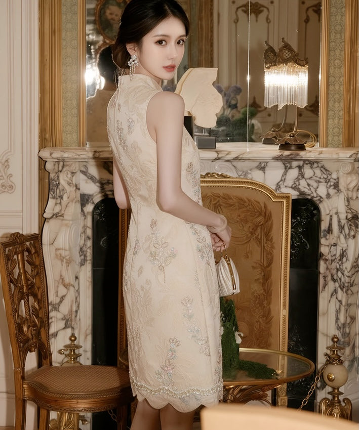 Aurielle Pearl Bloom Cheongsam