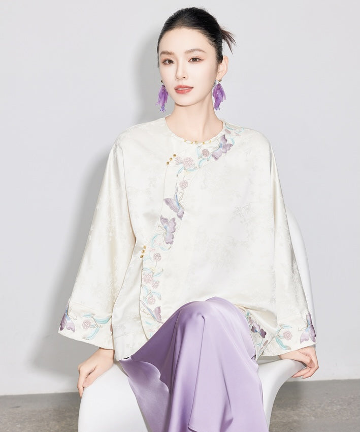 Orchid Veil Silky Top