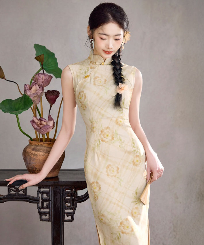 Apricot Haze Cheongsam