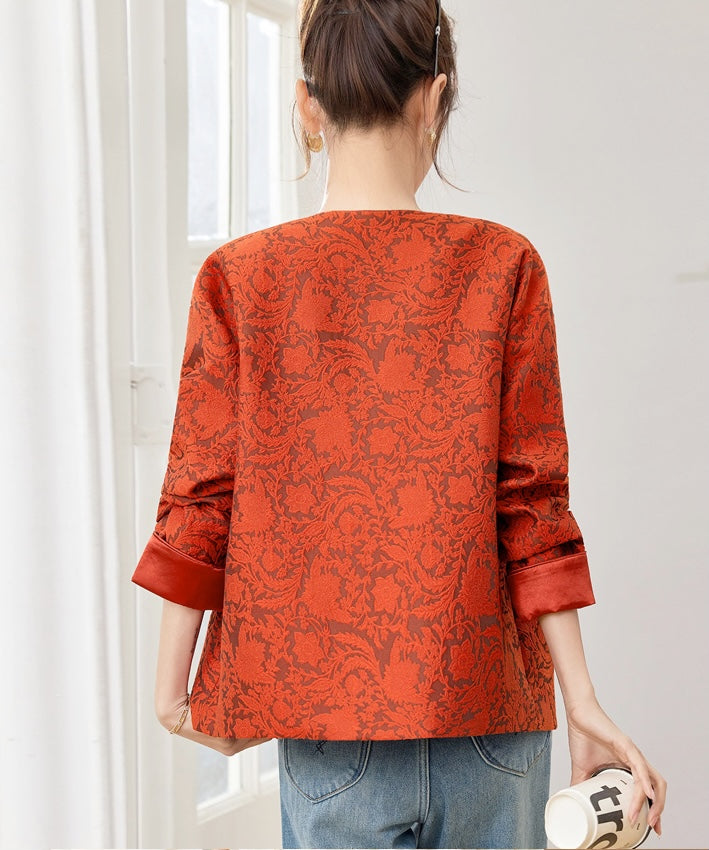 Rouge Prosperity Cheongsam Jacket