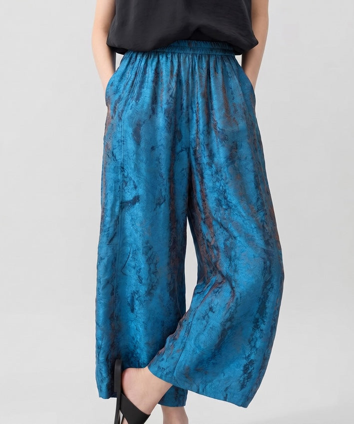 Seyan Jacquard Wide-Leg Pants