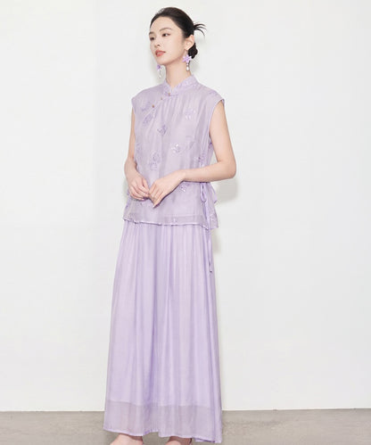 Rayna Cheongsam Top & Skirt Set