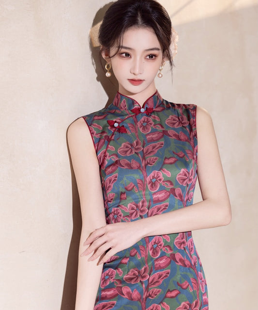 Roselle Garden Cheongsam