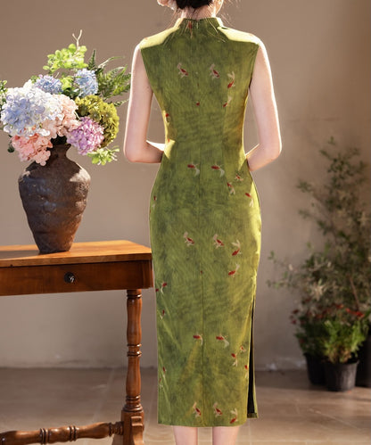 Verdant Koi Cheongsam