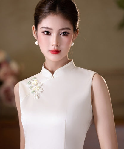 Grüner Jade-Mosaik-Cheongsam