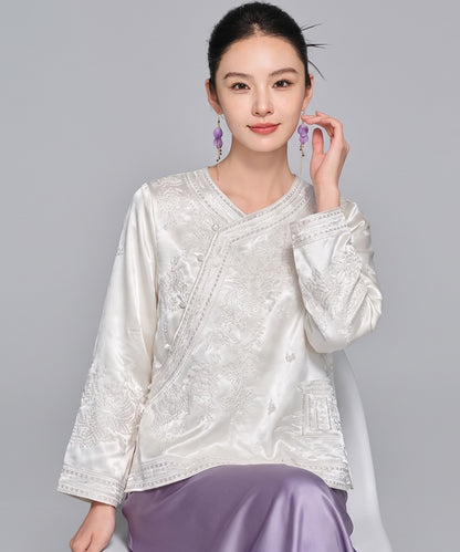 Top orientale in seta Sage Harmony