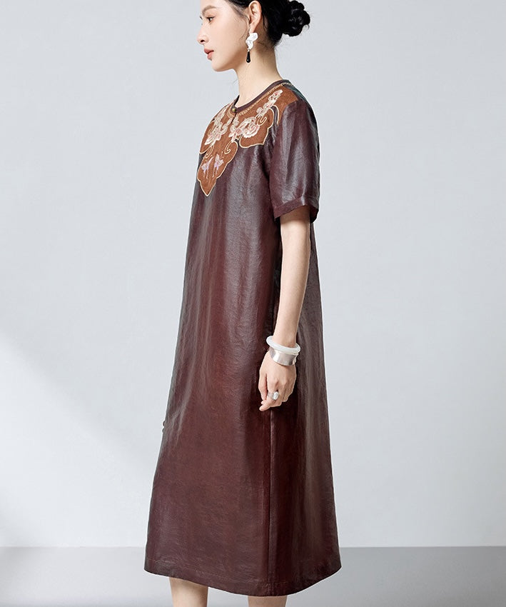 Courtyard Echo Oriental Silk Dress