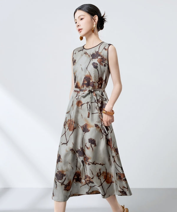 Willow Ink Silk Dress