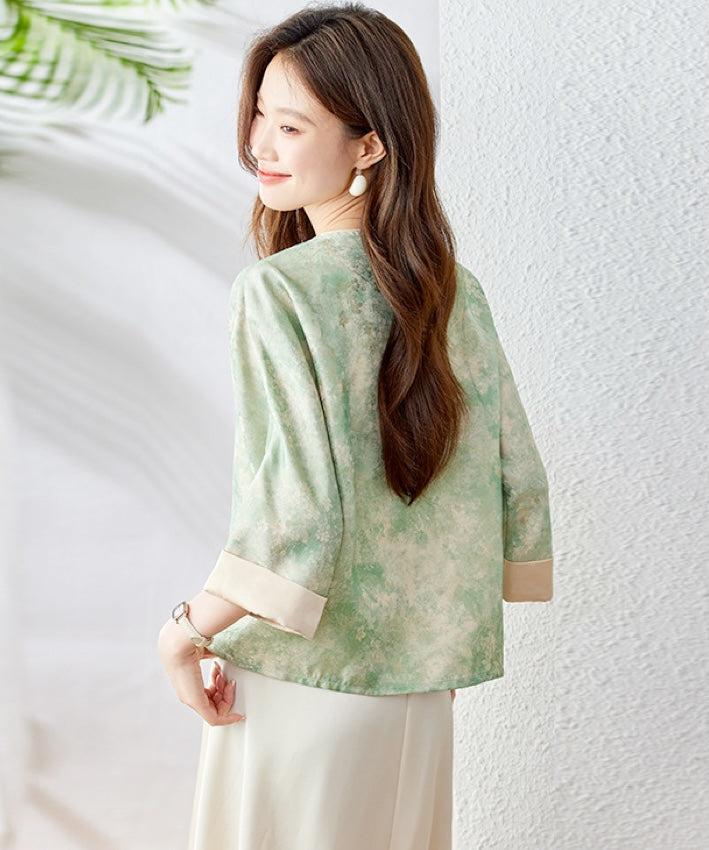Soft Rose Cheongsam Jacket