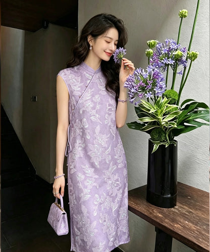 Lilac Serenade Cheongsam