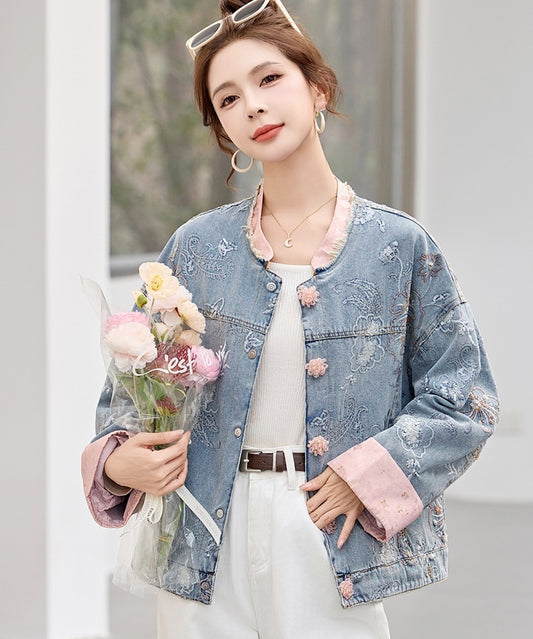 Liora Cheongsam Denim Jacket